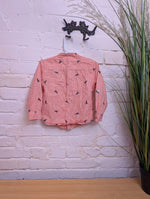 3T ORANGE WONDER NATION DINO BUTTON DOWN