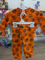 3-6M ORANGE CELEBRATE IT JACK-O-LANTERN SET