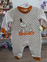 3-6M MULTI PEANUTS SPOOKY SNOOPY JUMPSUIT