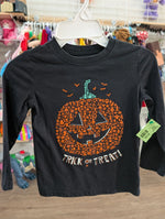 4T BLACK CARTERS TRICK OR TREAT SHIRT