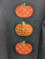 Y7 BLACK GYMBOREE LS PUMPKIN SHIRT