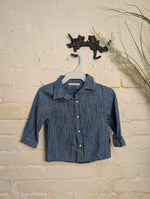 12M BLUE UNKNOWN JEAN SHIRT