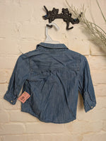 12M BLUE UNKNOWN JEAN SHIRT