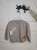 18M TAN UNKNOWN BUNNY/FOX LS SHIRT