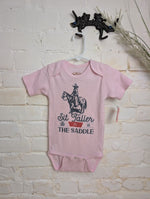 12M PINK WHOLE HERD SIT TALLER SADDLE BODYSUIT