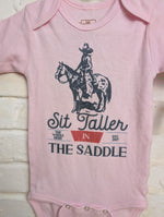 12M PINK WHOLE HERD SIT TALLER SADDLE BODYSUIT
