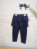 4T DARK BLUE HOEVOU SKIRT LEGGINGS
