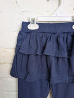 4T DARK BLUE HOEVOU SKIRT LEGGINGS