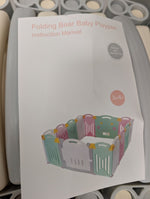 GRAY / WHITE UANLAUO PLAY PEN