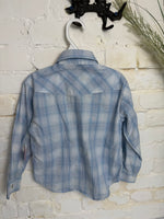 4T BLUE ROPER WESTERN PERAL SNAP SHIRT