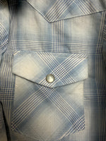 4T BLUE ROPER WESTERN PERAL SNAP SHIRT