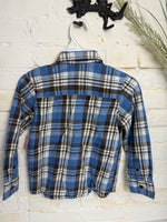 Y5 BLUE SONOMA  PLAID SHIRT