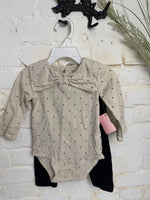 12M WHITE CARTERS POLKA DOT OUTFIT