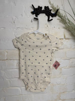 12M WHITE CARTERS FLORAL ONESIE