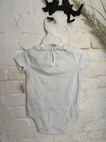 18M WHITE OSH KOSH WHITE ONESIE