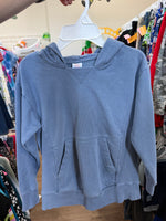 Y10 BLUE WONDER NATION PLAIN COLOR HOODIE