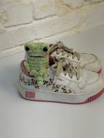C13 WHITE PUMA FLORAL SHOES
