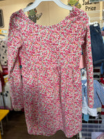 PINK CARTERS LS FLORAL DRESS