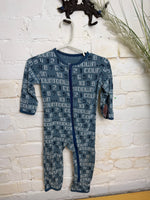 6-9M BLUE KICKEE PANTS COUNTING SLEEPER