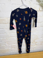 6-12M BLUE KYTE OUTER SPACE SLEEPER