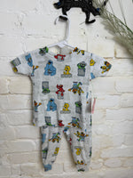 12M WHITE SESAME STREET SESAME STREET OUTFIT