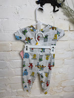 12M WHITE SESAME STREET SESAME STREET OUTFIT