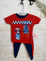 12M RED CARTERS RACE CAR OUTFIT