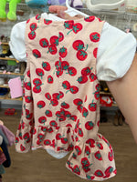 18M RED UNKNOWN TOMATO ONESIE DRESS