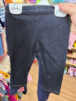 18M BLUE/BLACK MULTI 2PK LEGGINGS