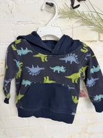 12M BLUE KIDS HEADQUARTERS DINO HOODIE