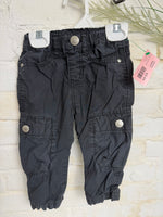 12M BLACK BITZ KIDS CARGO PANTS