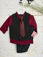 12M BURGUNDY TFW 4PC FORMAL SET