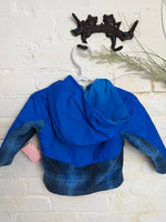 6-12M BLUE COLUMBIA PLAID JACKET