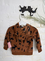 12M BROWN SIMPLE JOYS FOREST ANIMAL JACKET