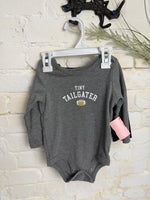 12M GREY LULABY LANE 2PK ONESIE