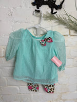 0-3M BLUE UNKNOWN BLUE ROSE OUTFIT