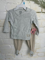 3-6M  CARTERS PANDA PJ SET