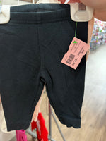 3M PINK/BLACK CARTERS 2PK LEGGINGS