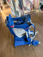 blue osprey poco hiking carrier