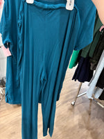MAT/L BLUE MALMO MATERNITY PANT SET