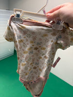 3-6M MULTI UNKNOWN 2PK FLORAL ONESIES