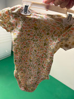 3-6M MULTI UNKNOWN 2PK FLORAL ONESIES