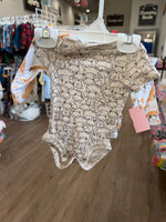 2 PK FOX BODYSUITS