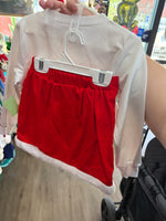 4T RED MISC MERRY SKIRT OUTFIT