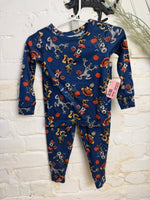 2T BLUE MICKEY MOUSE MICKEY PJS HALLOWEEN