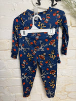 2T BLUE MICKEY MOUSE MICKEY PJS HALLOWEEN