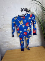 Y6 BLUE SONIC THE HEDGEHOG SHIRT SONIC PJS