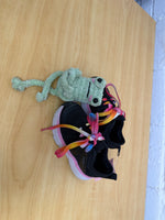 C7 BLACK/PINK UNKNOWN BLACK SHOES