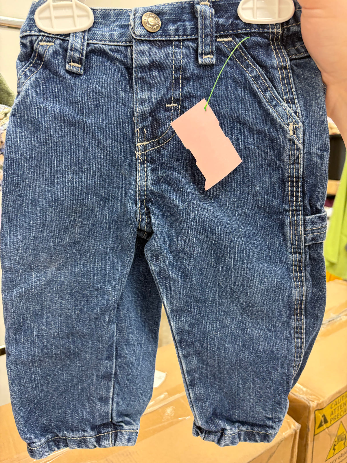 12M BLUE WRANGLER JEANS