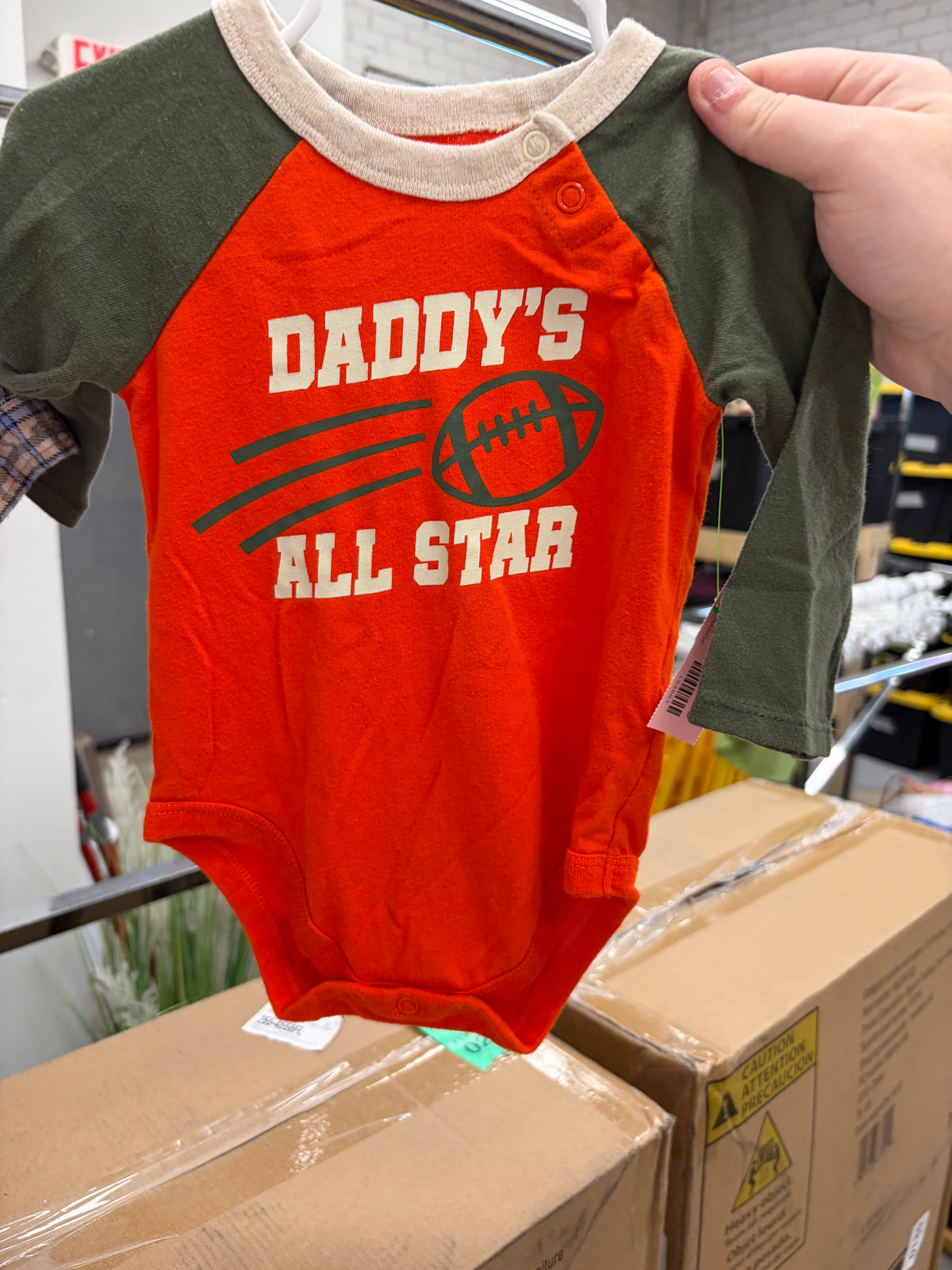 12M ORANGE GARANIMALS DADDYS ALL STAR